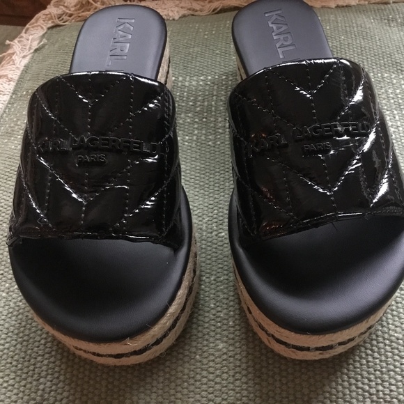 Karl Lagerfeld Platform espadrilles - Picture 1 of 6